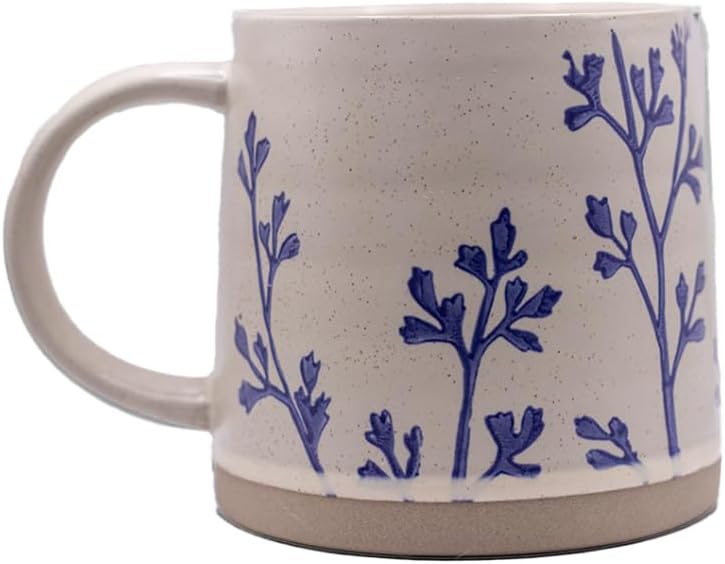 Handcrafted Floral Ceramic Mug